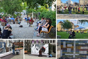 Steinplatz Koordination